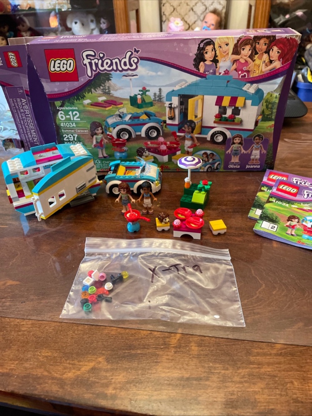 Lego Friends Caravan Playset - RETIRED #41037 year 2014 no box complete